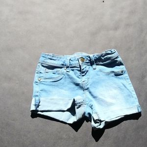 Blue jean shorts